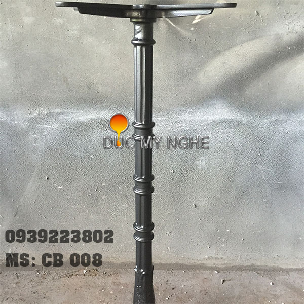 Bàn bar cafe 4 chân hoa văn gang đúc CB 008